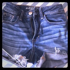 American eagle jean shorts